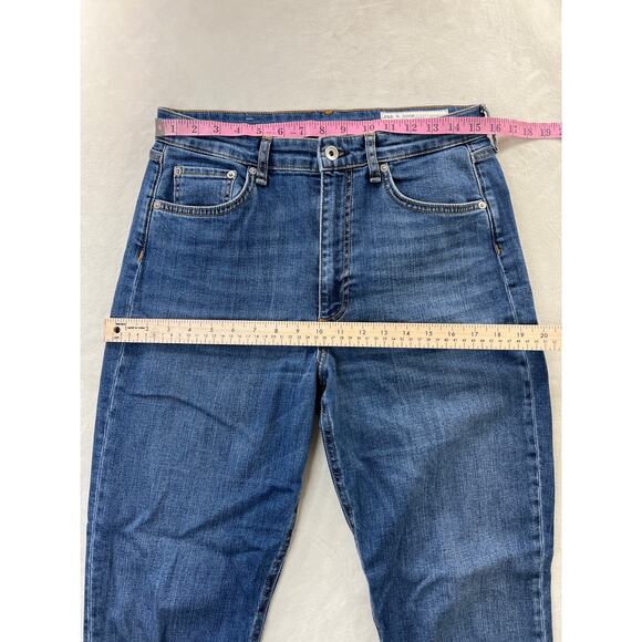 rag & bone Denim Jean Nina High Rise Ankle Cigarette Jasper - Picture 10 of 13